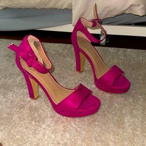 Fuchsia heels